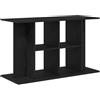 vidaXL Supporto Acquario 100x40x60 cm Legno Multistrato Rovere Nero, Mobile per Acquario, unità per Acquario, mensola per Acquario, Base per Acquario