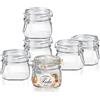 Bormioli Rocco 50 cl - Fido Vasetto Ermetico Cilindrico In Vetro - Set 6 Pz