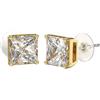 Sanico BJT381 ORECCHINO QUEEN MARGARET 8MM GOLD PLATED