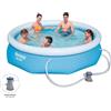 Bestway - piscina gonfiabile 305 x 76 cm autoportante fuori terra pompa filtro fast set