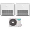 Hisense - Climatizzatore Condizionatore Dual Split Console 9+12 con 2AMW42U4RGC R-32 Wi-Fi Optional Telecomando di Serie Incluso 9000+12000