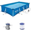 Bestway - Piscina fuori terra steelpro frame 400x211xh.81 cm con pompa filtro a cartuccia