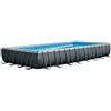 Intex - 26374 Piscina Rettangolare, con Pompa a Sabbia Combo, Scaletta Doppia, Telo, 975 x 488 x 132 cm