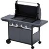 Campingaz Barbecue a gas Campingaz 4 fuochi select 4 exs griglia piastra in ghisa fornello