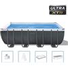 Intex Set Piscina Rettangolare Ultra xtr Frame 549x274x132 cm 26356GN Intex