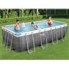 Bestway - Set Piscina Power Steel Rettangolare 488x244x122 cm