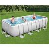 Bestway - Set Piscina Power Steel Rettangolare 488x244x122 cm