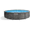 Intex Piscina rotonda con struttura Ø457xH122 cm Prisma Frame Gw Intex 26742