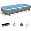 Bestway - Piscina fuoriterra rettangolare 732x366x132cm con pompa a sabbia 56475