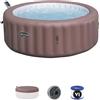 Bestway - 6001G Minipiscina idromassaggio gonfiabile Hawaii Lay-Z-Spa AirJet con