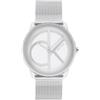 Calvin Klein Orologio Analogico al Quarzo per Uomo e Donna Collezione ICONIC Disponibile con Bracciale in Acciaio Inossidabile a Maglie o in Maglia