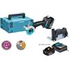 Makita Sega diamantata Makita LXT ®DMC300RMJ 18V - 76 mm - 20.000 g. al min. Fornita con due batterie e caricabatterie