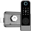 Matybobe Smart Lock - Serratura per porta con accesso senza chiavi, antifurto, password biometrica, serratura per porta, telecomando app Tuya, annuncio vocale impermeabile, serratura intelligente WiFi per