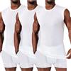 HOTCAT Canottiera Uomo Pacco da 3 Cotone Elasticizzato Fitness Canottiera Sportiva Palestra Allenamento Smanicato