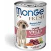 Monge Cane Fresh Bocconi in Paté Vitello con Ortaggi Puppy 400 g