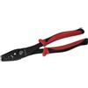 WETEC Pinza a pressatura manuale, per manicotti, 0,5 - 16 mm², pinza a pressatura (pinza a pressa, pinza crimpatrice, pinza per tacchiera, pinza ovale, pinza a pressa esagonale)