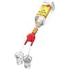Winkee Rocks - Versatore per liquori a mano Rock I Beccuccio per olio I tappo in silicone