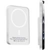 Generico Power Bank Magnetico for Magsafe，Wireless Caricatore 22.5W 5000mAh Portatile Powerbank，Il Più Leggero Ricarica RapidaCaricabatterie Rapida Batteria Esterna