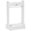 HOMCOM Appendiabiti per Bambini con Ripiani e Ganci Laterali, Arredamento per Cameretta in Legno, 70.5x37x103cm, Bianco|Aosom