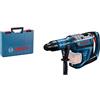 Bosch Professional BITURBO Martello perforatore a batteria GBH 18V-45 C (energia d'impatto: 12,5 Joule, mod. connettività + velocità preimpostabili, batteria e caricabatteria non incl., in valigetta)
