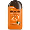 Bilboa, Latte Solare Coconut Glow SPF 20, Crema Solare con Olio di Cocco e Vitamina E, Leggera sulla Pelle, Protezione Solare Resistente all'Acqua, 200 ml