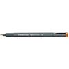 Staedtler 308 03-4 VE Pigment Liner (Fineliner con inchiostro pigmentato di alta qualità, impermeabile, resistente alla luce, larghezza della linea 0,3 mm, custodia con 10 pigmenti) arancione