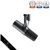 Shure Microfono Shure SM7B - Microfono da studio dinamico vocale per podcast broadcast