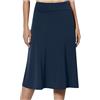 FGVFCS Gonne midi da donna UK con elastico in vita gonna a pieghe da donna gonna a pieghe una linea midi lunghezza al ginocchio in jersey abito a matita abiti casual estivi swing sottogonne per