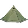 Preself Tipi - Tenda da lavoro leggera per 2~4 persone, con cric per stufa a legna, teepee da caccia, per la squadra familiare, campeggio, escursionismo (oliva)