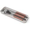 monbento - MB Slim box trio Coltello - Rosa Moka - Posate per lunch box MB Original e MB Square - 3 Pezzi forchetta cucchiaio coltello - Ideale per ufficio/picnic
