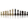 Master of Chess Pedine Scacchi in Legno da Torneo - Fato a Mano Pezzi Scacchi Staunton NO.5 in - 90 mm King Altezza