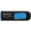 ADATA Chiavetta USB UV128-128G-RBE Flash Disk 128 GB USB3.2, Nero