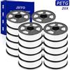 JAYO 20KG Bianco PETG 1,75mm Filamento per stampante 3D 1,1KG Elevata tenacità