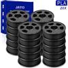 JAYO 20KG Nero PLA 1,75mm Filamento per stampante 3D 1,1KG Basso restringimento