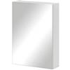Schildmeyer Basic 146427 - Armadietto a specchio, bianco lucido, 50 cm