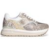 Liu Jo per donna. BA5015TX00700529 Sneakers con plateau glitter multicolor, 5 a 8cm, Stringhe, Casual, Multicolore