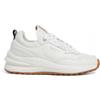 Pepe Jeans per donna. PLS60014 Scarpe da ginnastica Winslow Action in pelle bianca, Bianco, 3 a 5cm, Stringhe, Casual