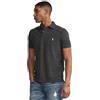 Polo Ralph Lauren per uomo. [710680784011] Polo nera in piquet Custom Fit, Nero, Cotone, Manica corta
