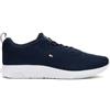 Tommy Hilfiger per uomo. FM0FM02838 Sneakers Runner a coste lavorate a maglia blu scuro, Basso, Stringhe, Casual, Sostenibile, Navy