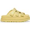 UGG per donna. 1167430 Sandali in pelle verde GoldenGlow, Basso, Nessuno, Casual