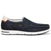 Fluchos per uomo. [F1696] Mocassini in pelle blu scuro Yannic F1696, Basso, Nessuno, Casual, Navy
