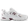 New Balance unisex. U530V1 530 scarpe da ginnastica bianche [3216405], Bianco, Basso, Stringhe, Casual