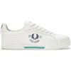 Fred Perry per uomo. [B9312-129] Sneakers in pelle B722 bianca, Bianco, Basso, Stringhe, Casual