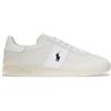 Polo Ralph Lauren per uomo. 809960995001 Sneaker Heritage Aera in pelle bianca, Bianco, Basso, Stringhe, Casual