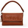 Desigual per donna. 25SAXPAM Mini borsa a tracolla marrone [3209711], Casual, Poliuretano