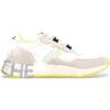 Voile blanche per uomo. 2017465 Sneakers Club 01 in pelle bianca, Bianco, Basso, Stringhe, Casual