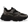 Steve Madden per donna. SM19000082 Sneakers nere Privy, Nero, 3 a 5cm, Stringhe, Casual