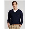 Polo Ralph Lauren per uomo. 710670789004 Maglia slim fit blu navy [2189537], Casual, Cotone