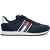 Tommy Jeans per uomo. EM0EM01351 Scarpe da ginnastica da corsa blu scuro, Basso, Stringhe, Casual, Navy, Poliestere riciclato