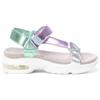 Xti Kids per donna/ragazza. 15072501-PLATA Sandali 150725 lilla, Argento, Basso, 1 a 3 cm, Velcro, Casual, moda per bambini